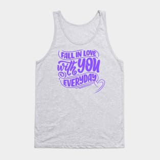 Fall in love with you Tank Top